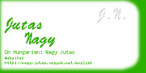jutas nagy business card
